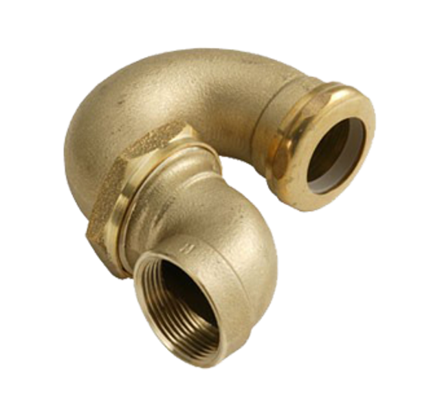 Haws 0005982900 Trap, 1-1/4" low-profile brass