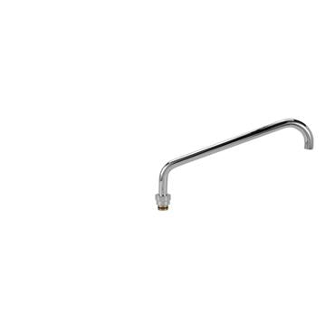 CHG KL34-Y012 12" Brass Polished Chrome Spout for Encore Quik-fil 3/4" NPT Faucet
