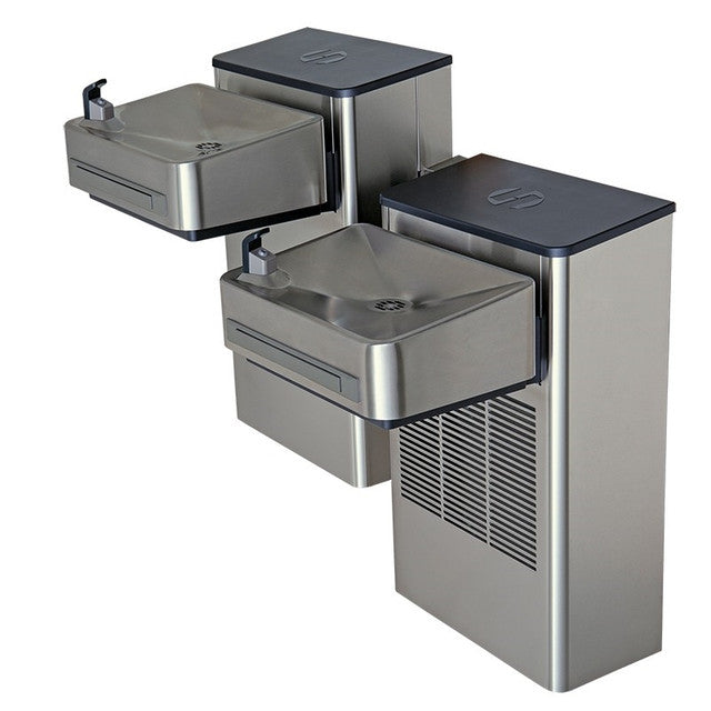 Haws 1202SF Wall-mount hi-lo ADA filtered water cooler