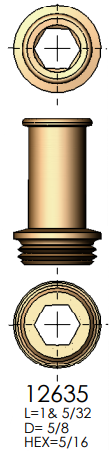 Union Brass 12635 (2635) Seat - 60 Series