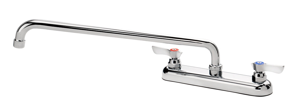 Krowne 13-816L SILVER SERIES 8" CENTER DECK Faucet, 1/4 TURN Ceramic ValveS, WITH 16" SPOUT