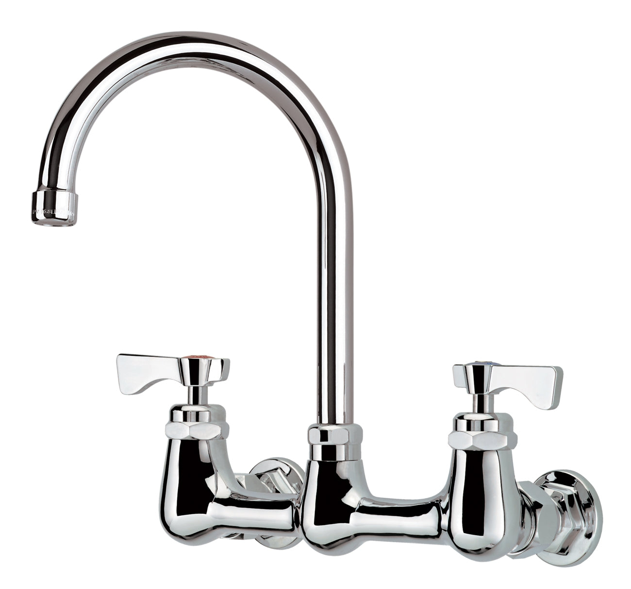 Krowne 14-806L ROYAL SERIES 8" CENTER Wall Faucet, 1/4 TURN Ceramic CARTRIDGE ValveS, WITH 6" SPOUT
