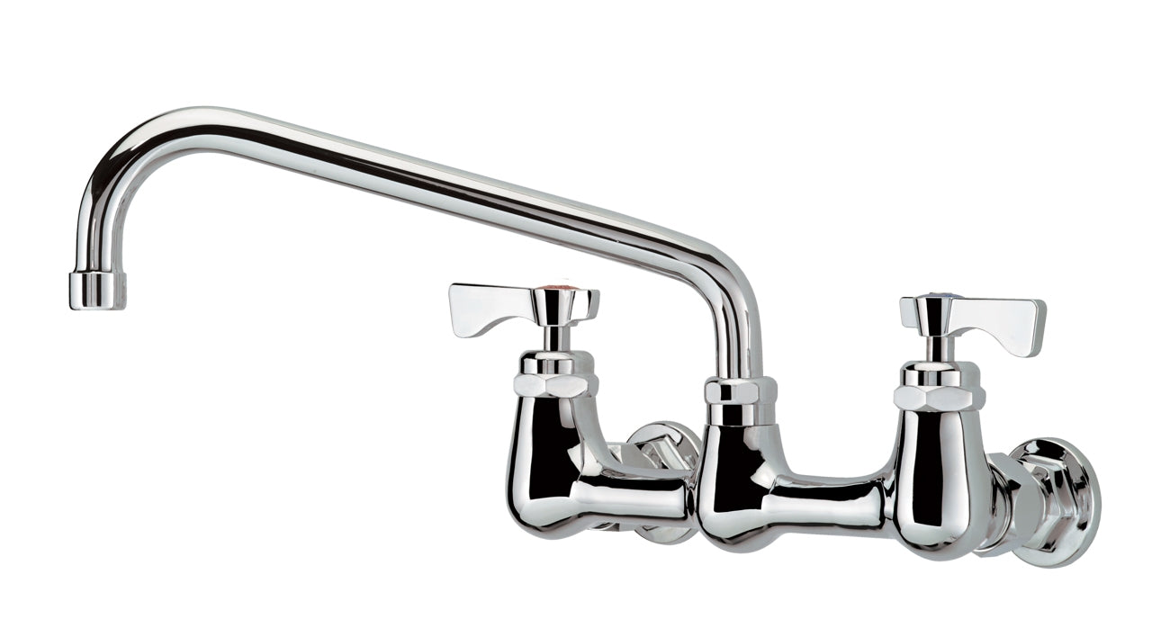 Krowne 14-810L ROYAL SERIES 8" CENTER Wall Faucet WITH 10" SPOUT
