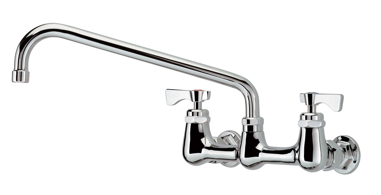 Krowne 14-812L ROYAL SERIES 8" CENTER Wall Faucet WITH 12" SPOUT