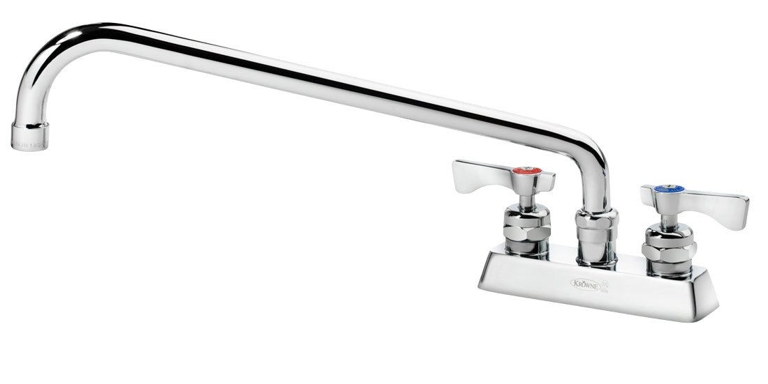 Krowne 15-314L ROYAL SERIES 4" CENTER DECK Faucet WITH 14" SPOUT
