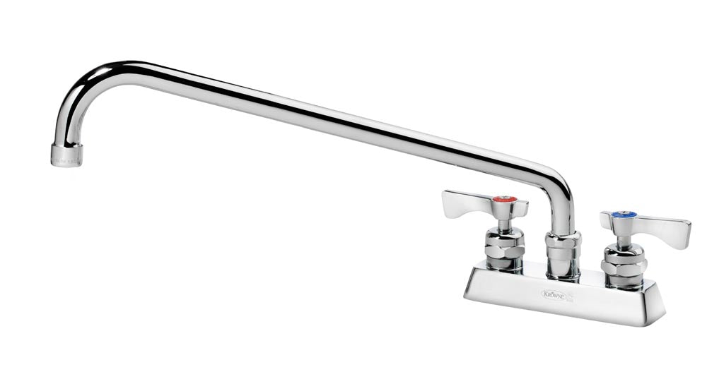 Krowne 15-316L ROYAL SERIES 4" CENTER DECK Faucet WITH 16" SPOUT