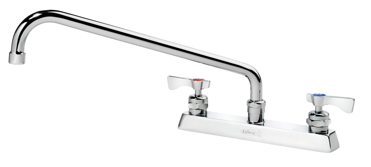 Krowne 15-516L ROYAL SERIES 8" CENTER DECK Faucet WITH 16" SPOUT