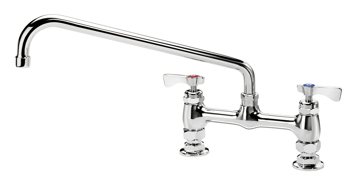 Krowne 15-814L ROYAL SERIES 8" CENTER RAISED DECK Faucet WITH 14" SPOUT