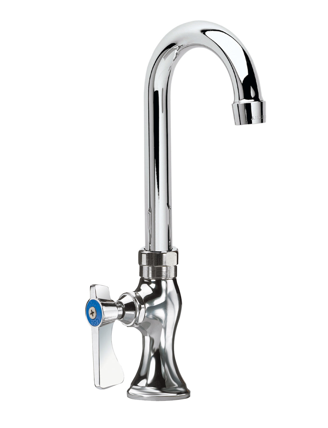 Krowne 16-116L SILVER SERIES Single Deck Mount Pantry Faucet WITH 6" WIDE GOOSENECK SPOUT