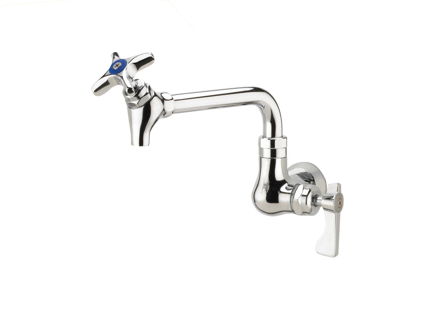 Krowne 16-178L ROYAL SERIES Wall Mount POT FILLER WITH 6" SPOUT & SHUT-OFF