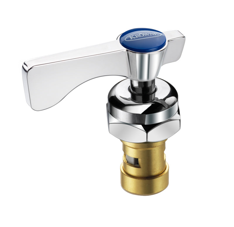 Krowne 21-308L. ROYAL SERIES COLD REPLACEMENT Valve ASSEMBLY; INCLUDES REPL. HandLE, COLOR INDICATOR CAP AND SCREW.