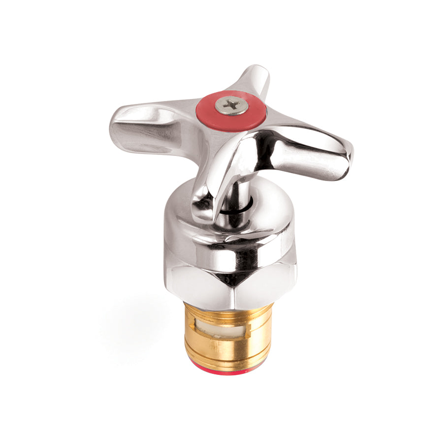 Krowne 21-351L. Royal Series Hot Cross Handle 1/4 Turn Ceramic Cartridge Valves (Full Flow Faucet Only).