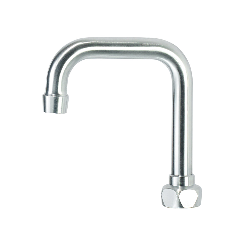 Krowne 21-433L. ROYAL SERIES 4-1/2" Double BEND GOOSENECK SPOUT IN SATIN FINISH, REPLACEMENT SPOUT FOR 16-670 Faucet.