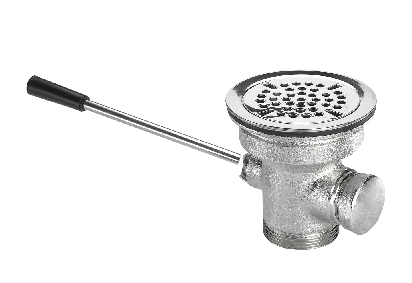 Krowne 22-404. 3-1/2" Lever Handles Waste Drain with 1-1/4" Overflow Outlet.