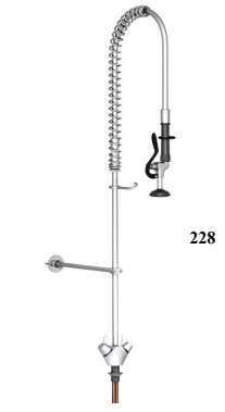 Union Brass 228 Single Hole 2 Hdl Pre-Rinse