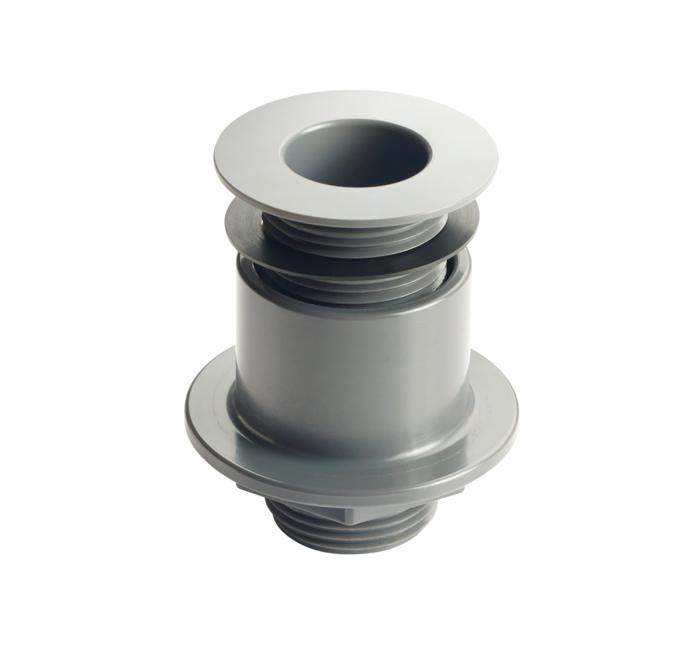 Krowne 23-118 Drain Kit FOR ICE BINS WITHOUT COLD PLATES; PLASTIC Drain, LOCKNUT, WASHER, PVC PIPE PIECE