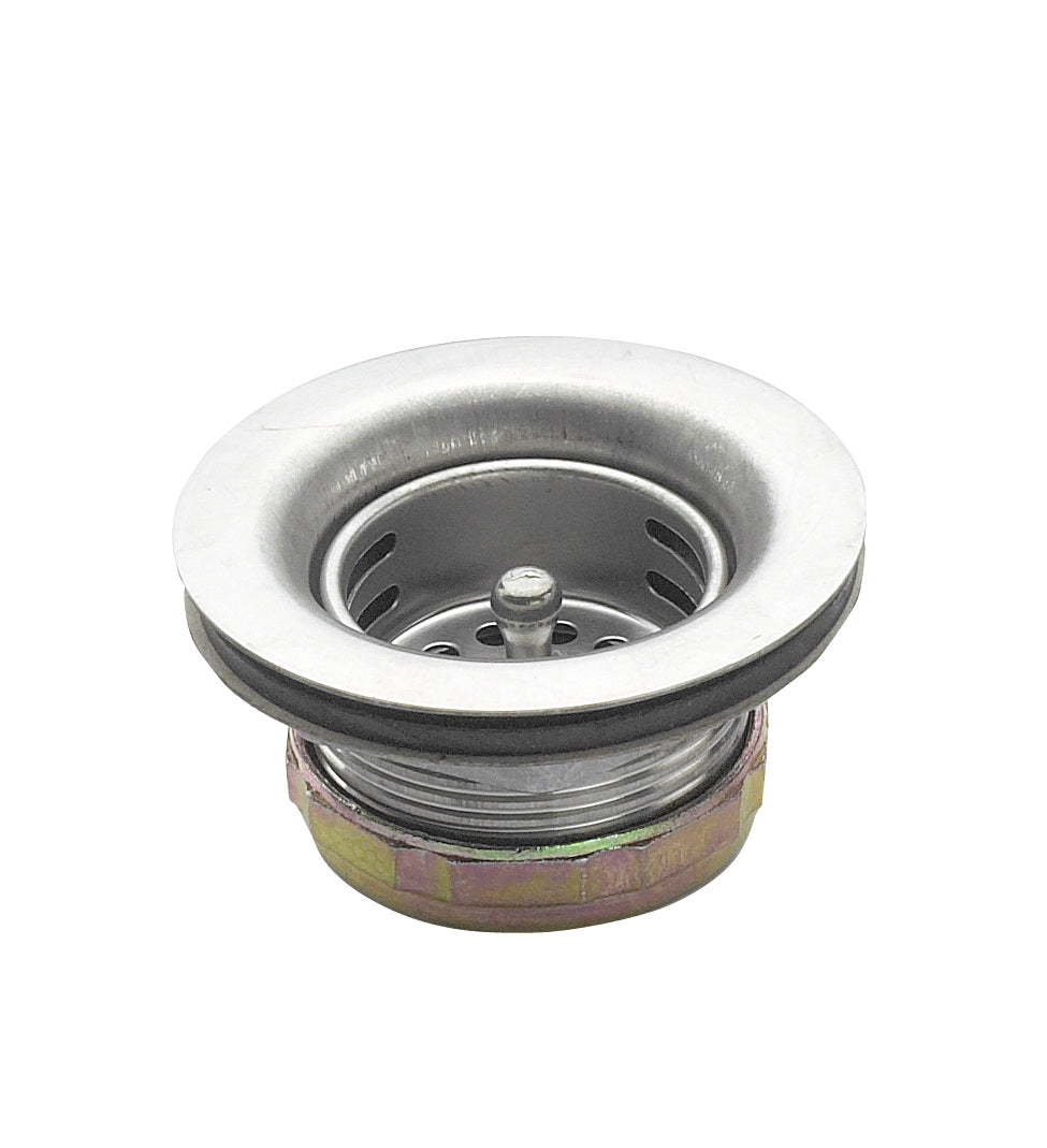 Krowne 23-121 Drain- 1-1/2" STAINLESS STEEL FULL FLANGE Drain W/LOCKNUT