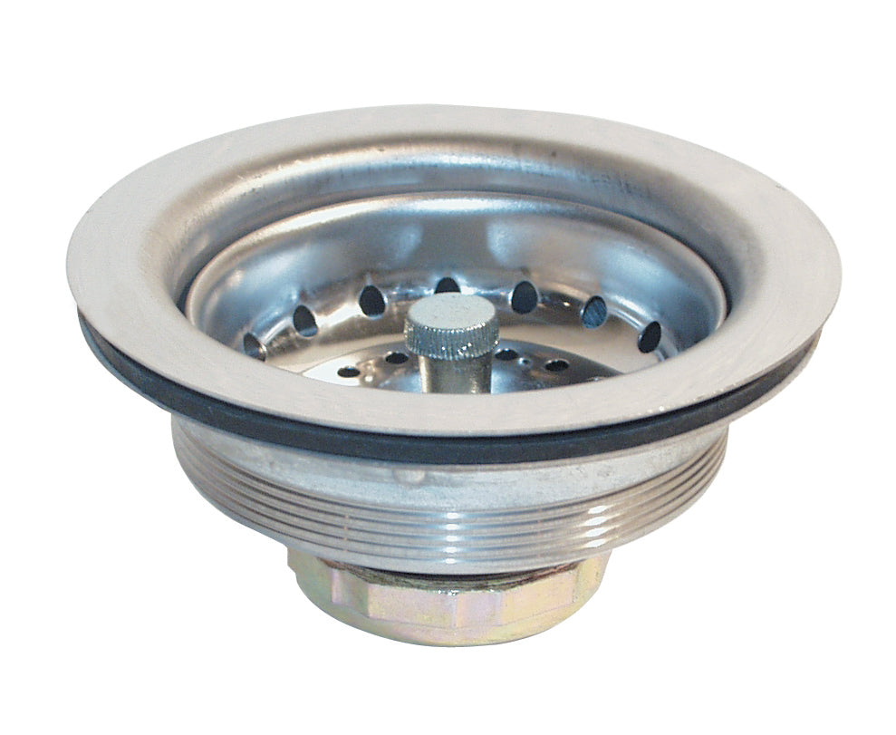 Krowne 23-123 Drain- 3-1/2" STAINLESS STEEL Kitchen Sink BASKET Drain (ROW 15)