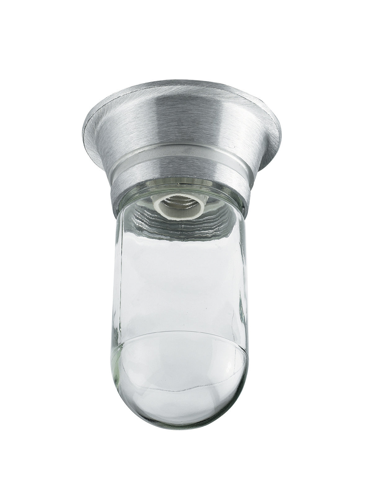 Krowne 25-103 COMPLETE VAPORPROOF LIGHTING FIXTURE(SLANTED BASE) WITH SHATTERPROOF COATED GLOBE