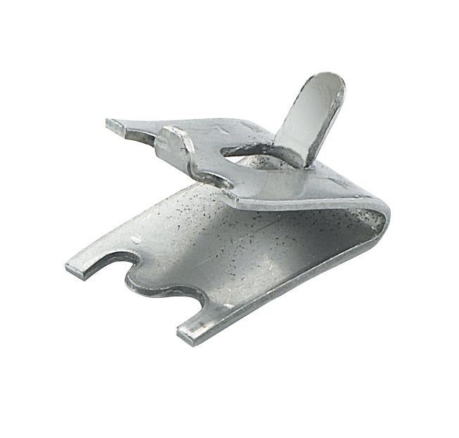 Krowne 30-318 Krowne 30-318. Stainless steel shelf clips for refrigerators. Snap-In Shelf Support Clip, Stainless Steel, 7/8" wide.
