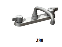 Union Brass 380 8" Cast Kit., 8" Sp, L/Spray