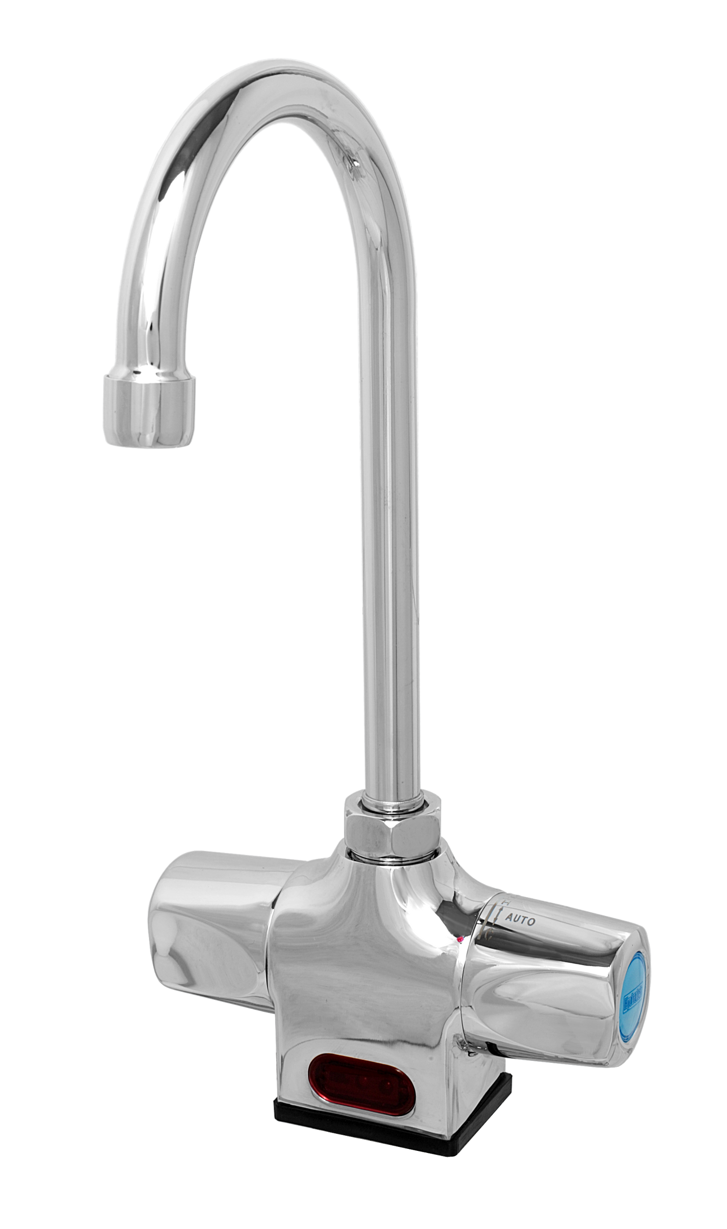 Hydrotek HB-4000C-LR Battery Gooseneck Faucet, Mixing & Manual On/Off