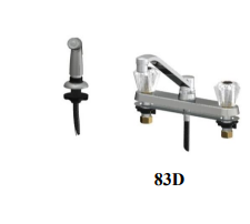 Union Brass 83D Kitchen - W/Spray & D-Spout