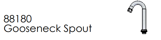 Union Brass 88180 Gooseneck Spout - Kitchen