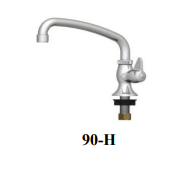 Union Brass 90-H Single Hdl Pantry, 8" Spt, Hot