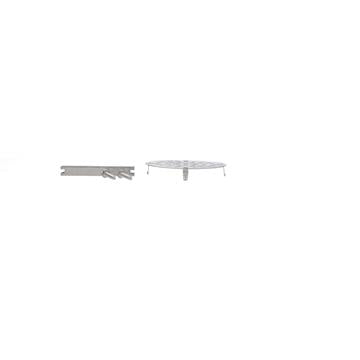 CHG D10-X014-VP-Z Encore Vandal Resistant 3-1/2" Stainless Steel Locking Flat Strainer Kit, Retail Packaging