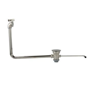 CHG D50-4591 Encore Twist Handle Drain, 3" Sink Opening with Overflow Assembly 1-1/2" Outlet
