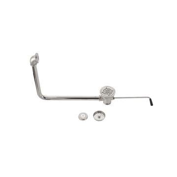 CHG D53-7215 Encore Twist Handle Drain, 3-1/2" Sink Opening, 2" Outlet with Overflow Assembly with Crunm Cup Strainer