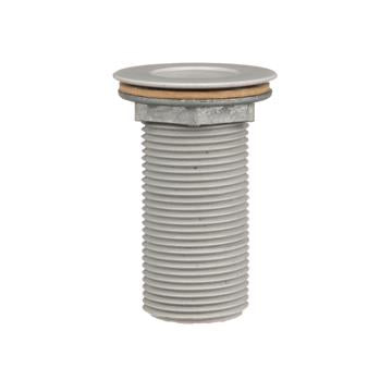 CHG E16-3020 Encore Gray ABS Sink Drain 2-7/8" L, 1-3/8" Dia. Sink Opening, 2" Face Flange, 1" NPT