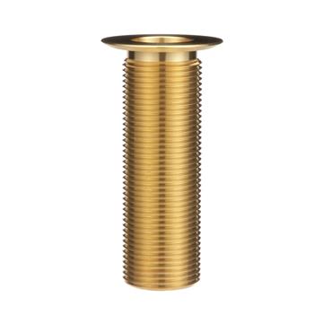 CHG E16-4030 Encore Brass Sink Drain 4" L, 1-3/8" Dia Sink Opening, 2" Face Flange, 1" NPT