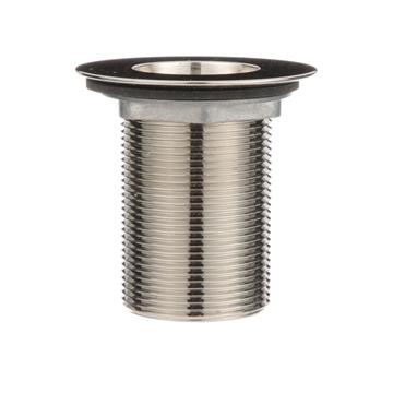 CHG E16-4056-LW Encore Nickel Plated Brass Sink Drain 3" L, 2" Dia Sink Opening, 3" Face Flange, Includes: Locknut & Washer, 1-1/2" NPT