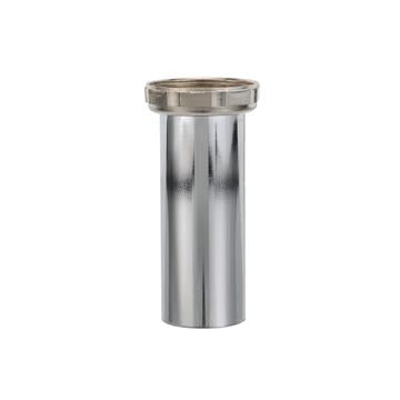 CHG E22-4121 Encore Tailpiece Assembly, 4" L, Nickel Plated Brass, Includes: Gasket & Slip Nut, 1-1/2" NPT