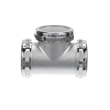 CHG E68-1010 Encore Tee, 1-1/2" x 1-1/2" x 1-1/4", Nickel Plated Brass