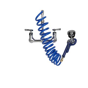 CHG 8-Inch Wall Mount Faucet - Model KN55-7012 Bathroom Sink Faucet