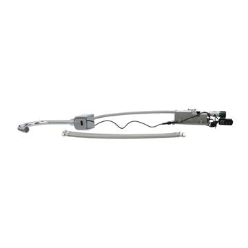 CHG KE19-1100-RB1 Intelli-Flo EZ Electronic Wall Mount Faucet 3-1/2" Rigid Gooseneck Spout AC Powered with Thermostatic Mixing Valve and 1.5 gpm Laminar Flow Vandal Resistant