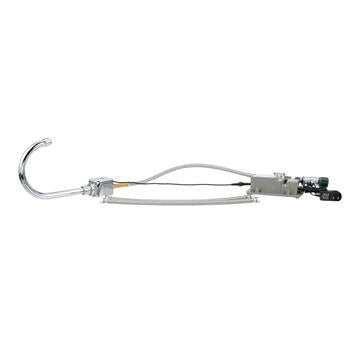 CHG KE19-4102-SC1 Intelli-Flo EZ Electronic Deck Mount Faucet 6-1/2" Gooseneck Spout AC Powered with Thermostatic Mixing Valve and 0.5 gpm PCA Spray