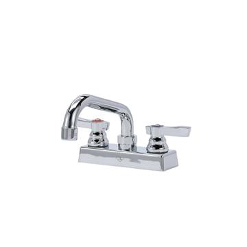CHG TLL11-4106-SE1Z Top-Line 4" OC Deck Mount Faucet Ceramic Valves with 6" Swivel Spout