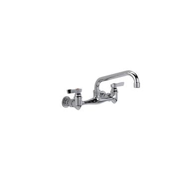 CHG TLL13-8108-SE1MKZ Top-Line 8" OC Wall Mount Faucet with Mounting Kit and 8" Swivel Spout