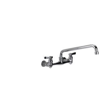 CHG TLL13-8112-SE1MKZ Top-Line 8" OC Wall Mount Faucet with Mounting Kit and 12" Swivel Spout