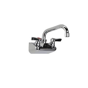 CHG TLL15-4106-SE1Z Top-Line 4" OC Wall Mount Faucet Ceramic Valves with 6" Swivel Spout, Retail Packaging