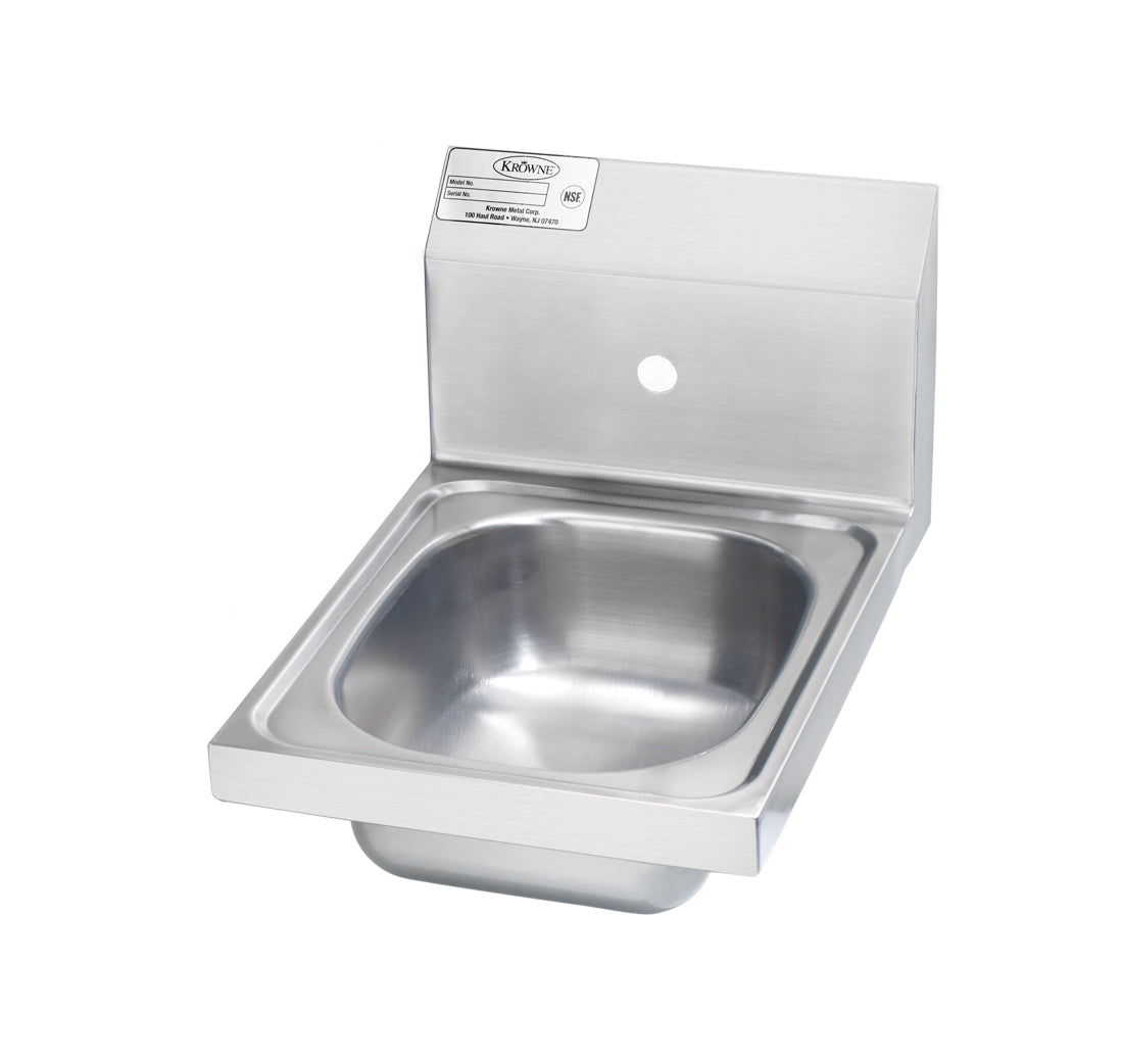Krowne HS-9S-LF. Hand Sink Less Faucet with Single Faucet Hole 12".