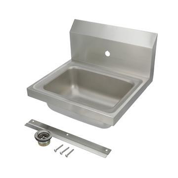 CHG FS1809095B2XZ S/S FAB Hand Sink 9" X 9" X 5" W/SS FLAT-TOP STRAI
