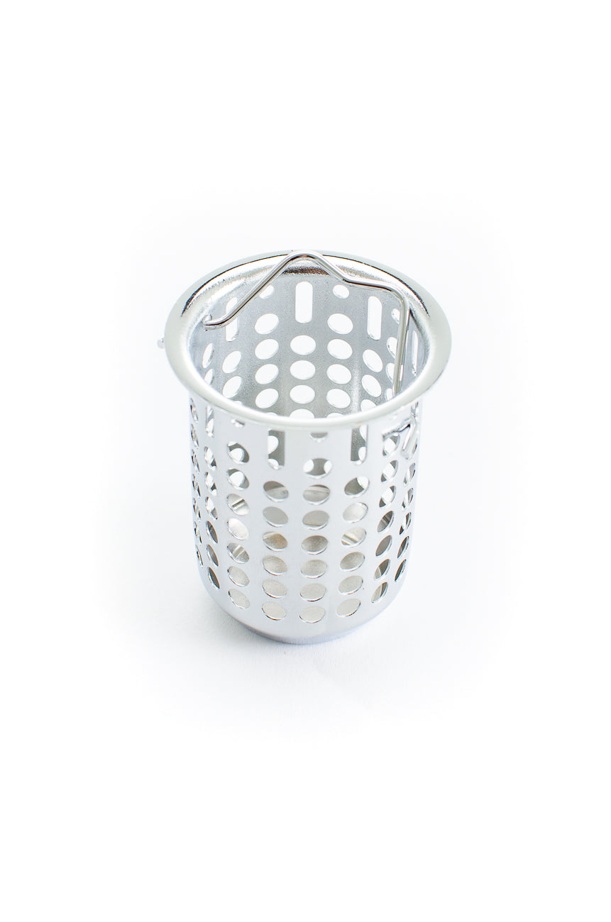 Pasco 1361-B. For 2� - 2-/12� Outlet. CP Brass Body. Stainless steel basket, complete with washers & nuts.