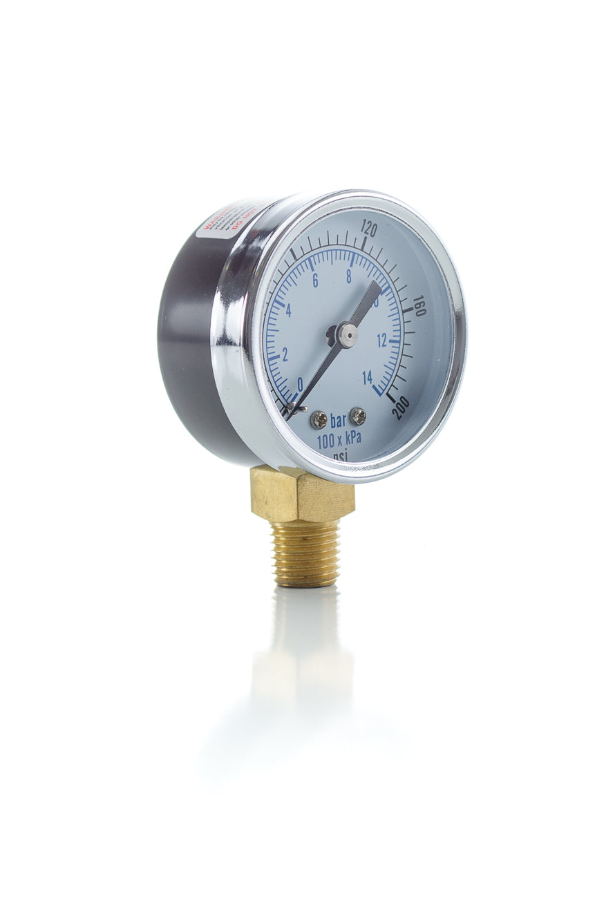 Fisher 1731 2" 200# pressure gauge
