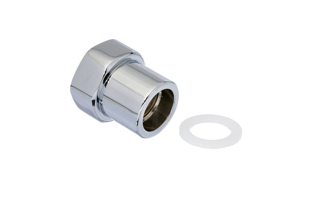 Fisher 2000-8000 Adapter 3/8F X Fisher Swivelf No Lead Brass Polished Chrome Plated