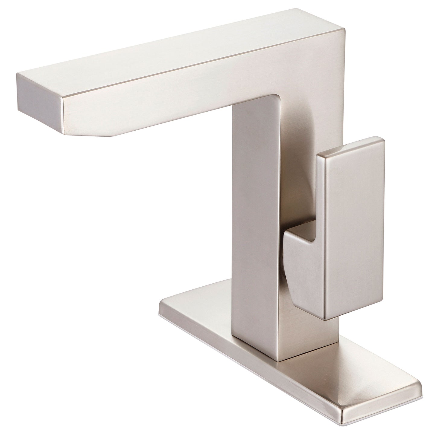 Pioneer 3Mo180-Wd-Bn Lav-Mod Single Lvr Hdl Rigid Spt Deck Cover Plate W/Pop-Up 3/8" Flex-Pvd Bn